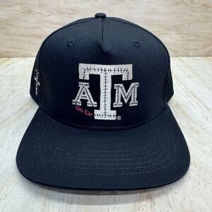 NEW Texas A&M Aggies Travis Scott Cactus Jack x Mitchell Ness Snapback Hat Black